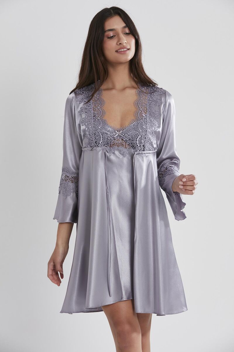 Saten Altılı Gelin Çeyiz Seti - 6325 Royal