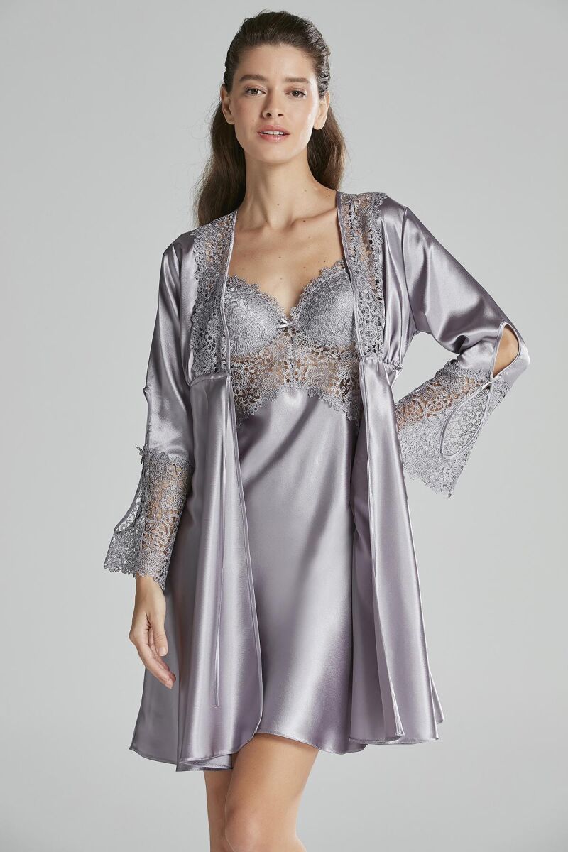 Saten Altılı Gelin Çeyiz Seti - 6625 Royal
